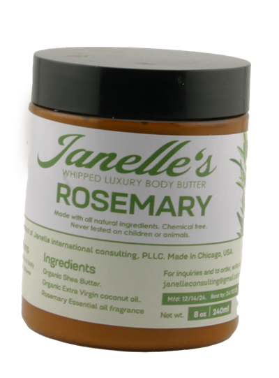 8 oz Rosemary Essential Oil Fragrance (Body Souffle) Medium